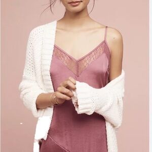 Floreat charm prune Mauve Lace Slip Dress size XS